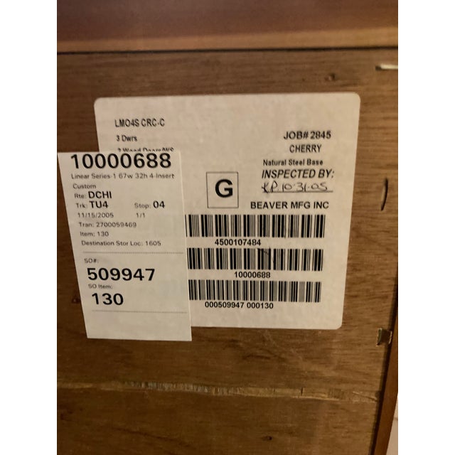 Room & Board Cherry Wood Credenza For Sale - Image 10 of 18