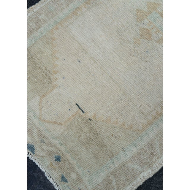 Turkish Turkish Mini Rug Oriental Hand Knotted Vintage Rug 1'8" x 2'11" #168873 For Sale - Image 3 of 8