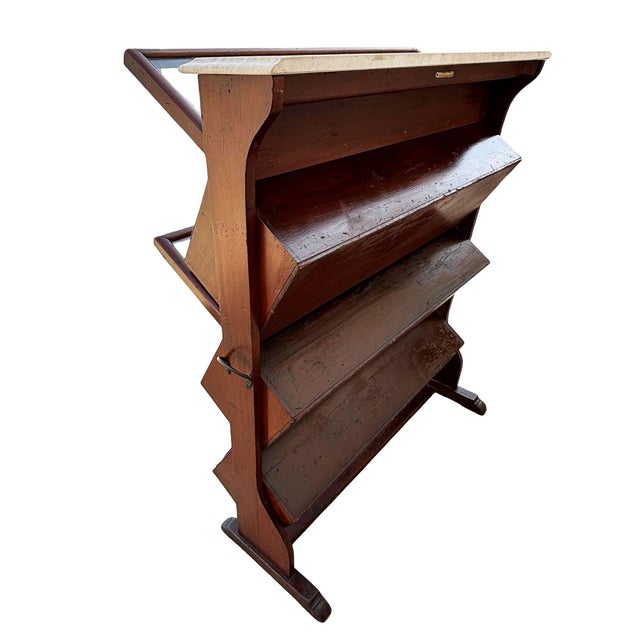 19th Century "High Class Biscuts" Mahogany Shop Display Cabinet by Parnall & Sons For Sale In Los Angeles - Image 6 of 17