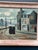Mid-Century Modern R. Eichburn, Figures on Street, 1936, Oil Painting on Panel, Framed For Sale - Image 3 of 16