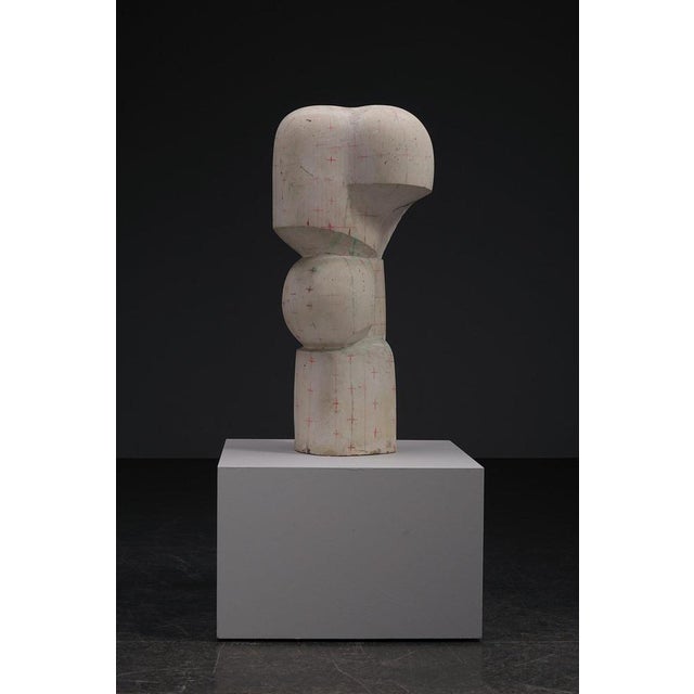 Pol Spilliaert, Abstract Sculpture, Plaster For Sale - Image 9 of 16