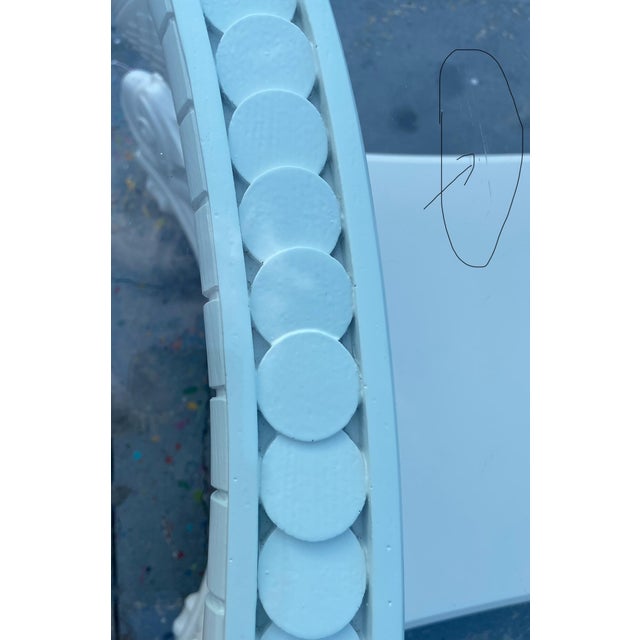 1970s Elegant Four Dolphin Base Coffee Table With Beveled Glass Top For Sale In Miami - Image 6 of 11