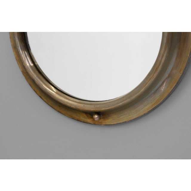 Porthole Wall Mirror, 1930s For Sale - Image 3 of 6