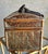 Late 20th-Century Incised Wood Carved Decorative Storage "Basket" Box With Double Interlocking Handles For Sale - Image 12 of 12
