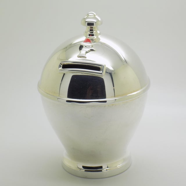 Metal Vintage Italian Sterling Silver 925 Pinocchio Piggy Bank from Raddi, Florence, 1980s For Sale - Image 7 of 16