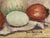 Vintage Oil Paintings signed “Dot Pressler.” – a Pair Onion Still Lifes With Beautifully Dry Matte Surface & Pronounced Impasto For Sale - Image 10 of 12