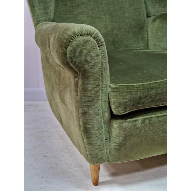 Set of Armchairs in the style of Carlo Mantellassi, 1940s For Sale - Image 6 of 8