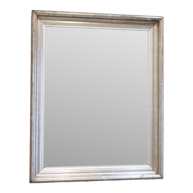 Antique Silverleaf Mirror For Sale