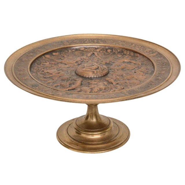 Antique Tazza Grand Tour Amazonian Battle Scene Bronze For Sale - Image 11 of 11