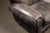 Vintage Leather Sofa in Black by Klaussner For Sale - Image 9 of 10