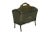 A 1920’s wicker newspaper and magazine rack made by Lloyd Loom of Menominee, Michigan. Decorated with an open wicker braid...