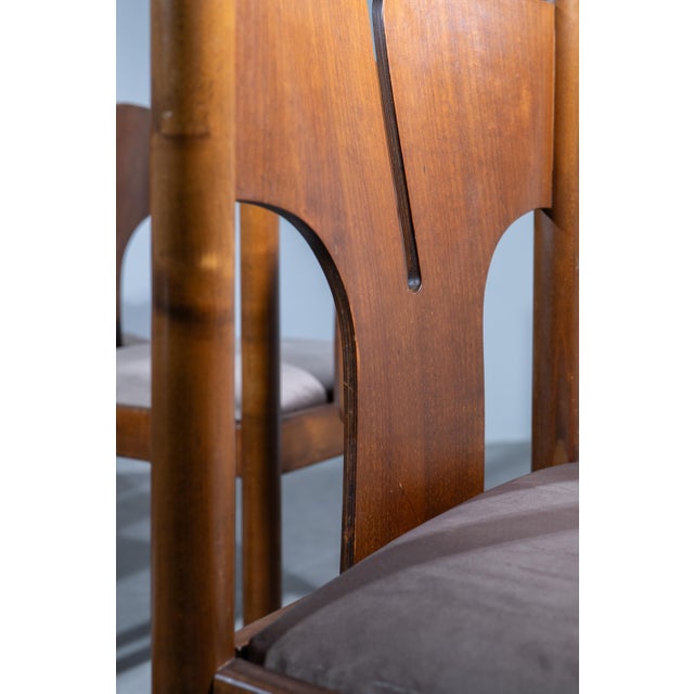 Vintage Italian Chairs from Mobilgirgi, 1970s, Set of 6 For Sale - Image 11 of 16