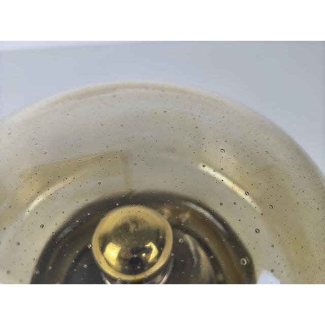 Italian Space Age Bubble Glass Ceiling Light, 1970s For Sale - Image 10 of 18
