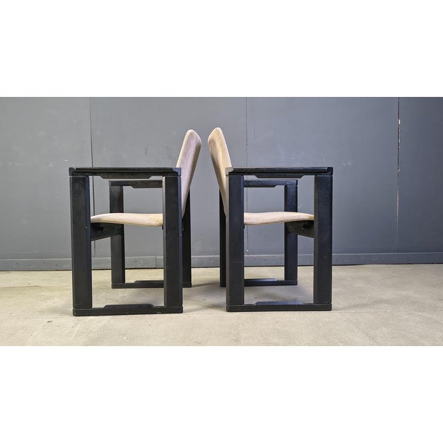 Vintage Dining Chairs attributed to Tobia Scarpa, 1970s, Set of 6 For Sale - Image 4 of 14