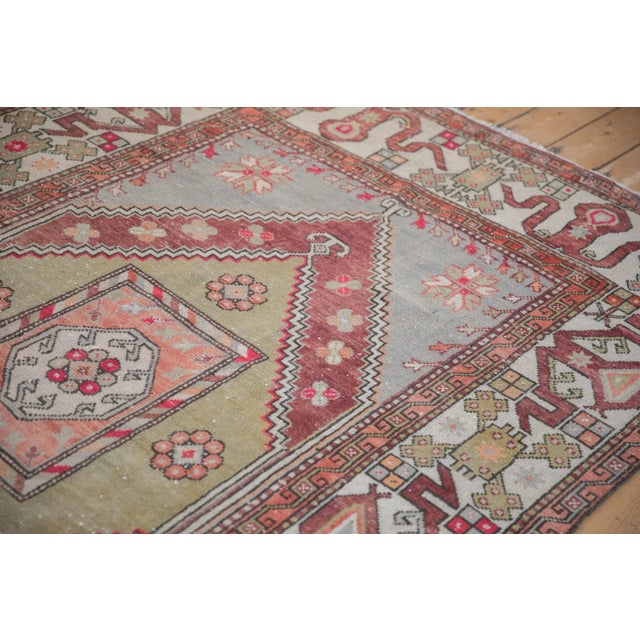 Vintage Distressed Oushak Carpet - 5'7" X 8'7" For Sale - Image 10 of 12
