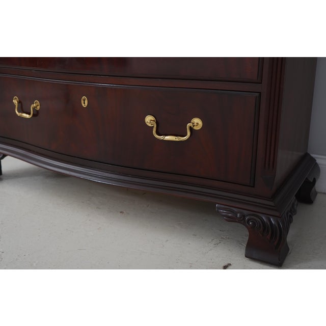 Brown Thomasville 2 Door Mahogany Bedroom Armoire Chest For Sale - Image 8 of 18