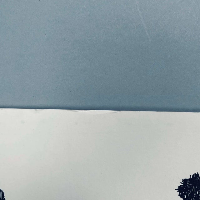 Paper 1960s Abstract Landscape Artist's Proof Signed and Numbered Print For Sale - Image 7 of 12