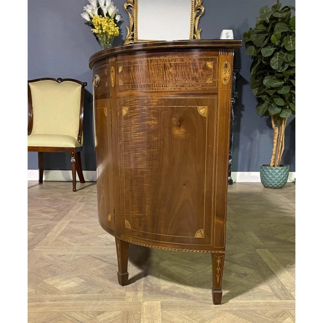1960s Vintage Potthast Demi Lune Cabinet For Sale - Image 10 of 12