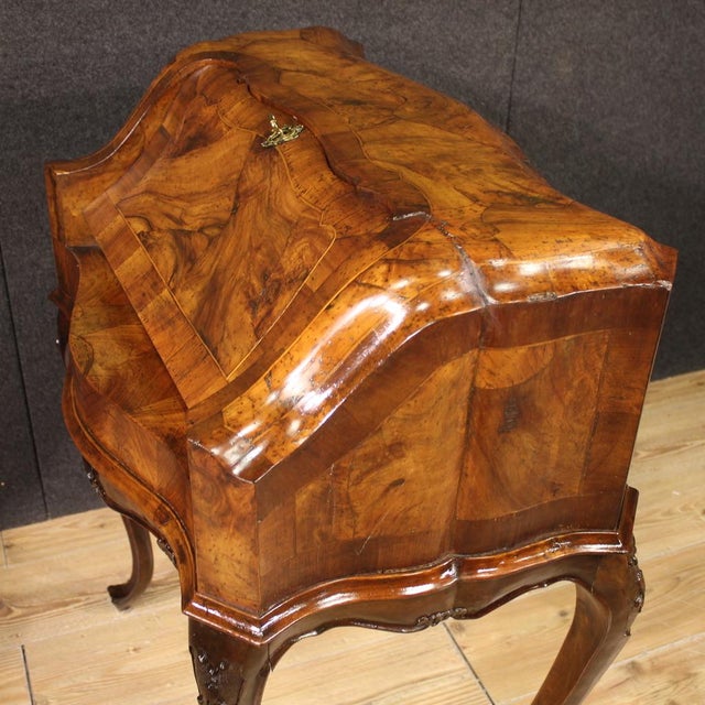 Wood Mid-Century Venetian Bureau, 1950 For Sale - Image 7 of 13