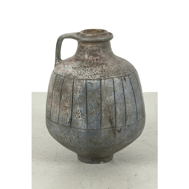 Blue Large Vintage Floor Vase from Studio Keramiek For Sale - Image 8 of 8