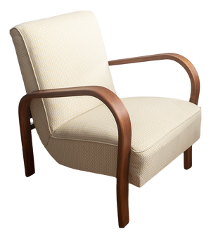 Armchair by K. Koželka & A. Kropáček for Interier Praha, Former Czechoslovakia, 1940s