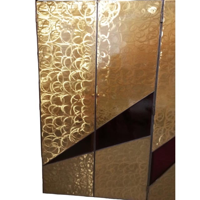 Sculptural 4-Door Wardrobe with Glass Shelves, Italy, 1970s-1980s For Sale - Image 10 of 17