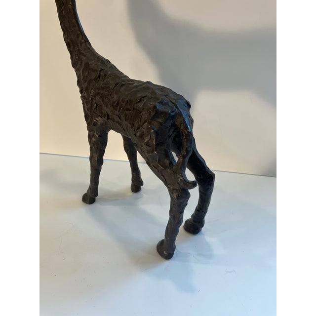Giacometti Style Giraffe Sculpture For Sale - Image 4 of 4