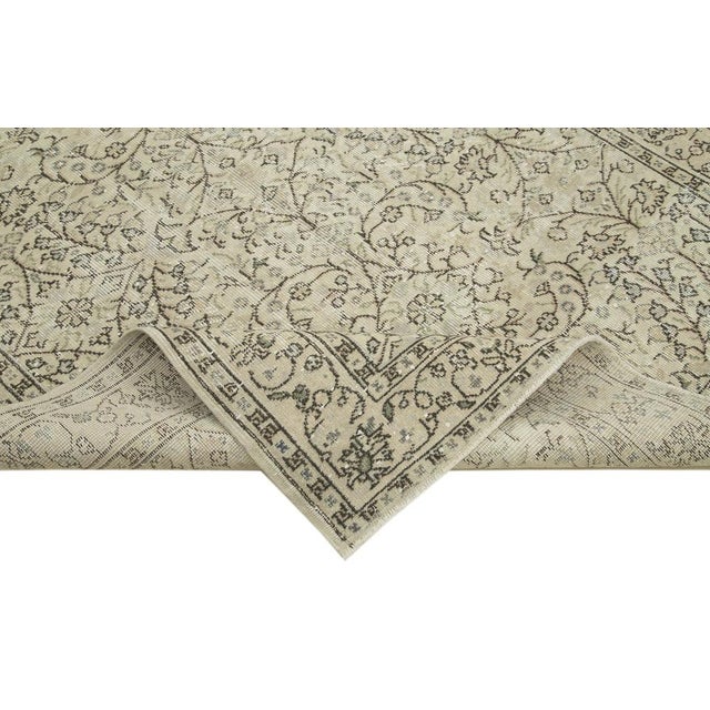Vintage Turkish Handmade Rug For Sale - Image 6 of 7