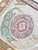Hand-Embroidered Vintage Suzani from Uzbekistan, circa mid-1960s. There are stains on this suzani. Dimension; 50'' x 59''...