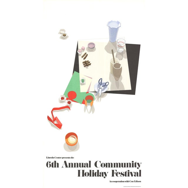 Artist: John Moore Title: Still Life (Sixth Annual Community Holiday Festival) Year: 1976 Signed: No Medium: Serigraph...