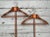Pair of Mid 20th Century Mod Fratelli Reguitti Italian Dovetail Wooden Hanger W Pole For Sale - Image 12 of 12