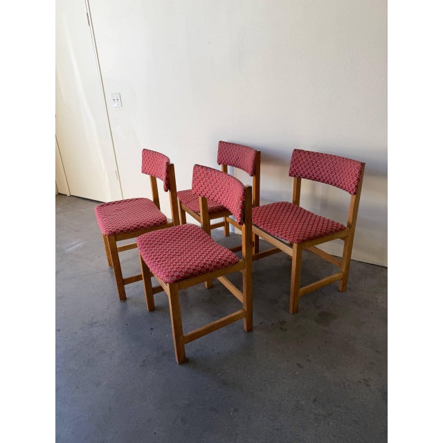 Wood Set of 4 Farstrup Danish Oak Dining Chairs – Vintage 1960s Scandinavian Modern Chairs For Sale - Image 7 of 7