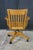 Antique 1920s Arts & Crafts Oak Bankers Desk Swivel Office Arm Chair For Sale - Image 13 of 18