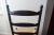 19th Century 20th Century Antique English Ladder Back Chair Faux Bamboo Rush Seat For Sale - Image 5 of 10