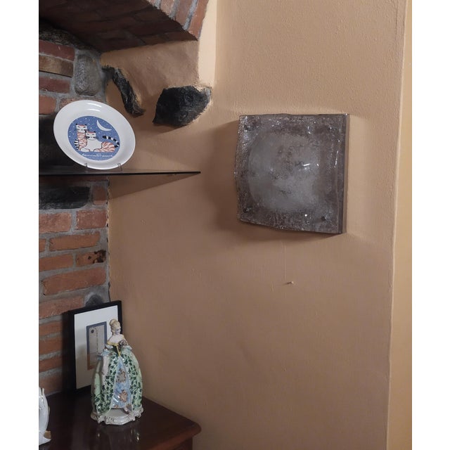 Murano Wall Light attributed to Av Mazzega, 1970s For Sale - Image 3 of 8