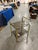 1950s Vintage Brass and Smoky Glass Bar Cart For Sale - Image 5 of 6