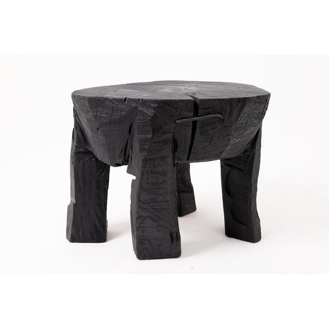 Sculptural Side Table by Logniture For Sale - Image 14 of 18