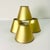 Paper 1980s Vintage Boho Chic Hollywood Regency Golden Chandelier Lamp Shades - Set of 4. For Sale - Image 7 of 9