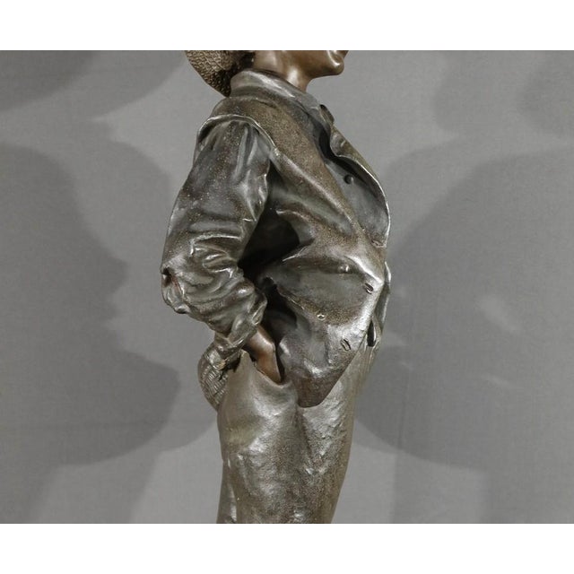 Henri Weiss, Male & Female Sculptures, Late 19th Century, Regula, Set of 2 For Sale - Image 14 of 18