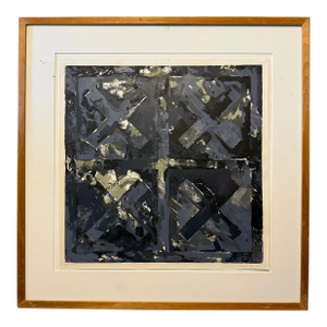 Limited Edition Abstract Artwork 5/6 by Roger Jones 1974