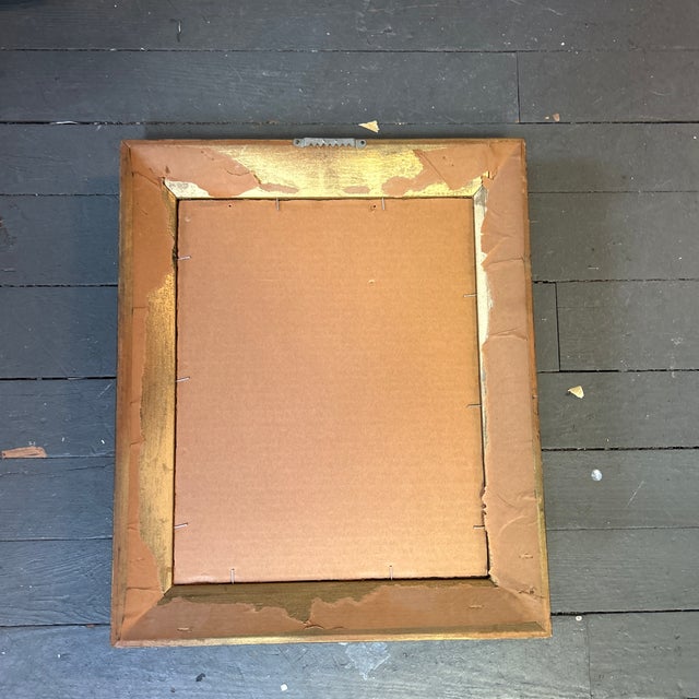 1950’s Original Abstract Expressionist Watercolor Painting For Sale - Image 4 of 4