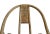 Tan Antique Horseshoe Lay Back Arm Chair For Sale - Image 8 of 13