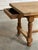 French Oak Farmhouse Kitchen Dining Table with Drawer, 1920 For Sale - Image 9 of 18