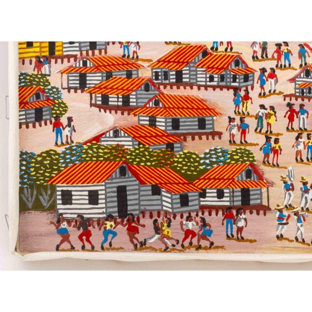 Illegibly Signed "Rio Prinzapolka, Bluefields" Acrylic on Canvas For Sale In New York - Image 6 of 9