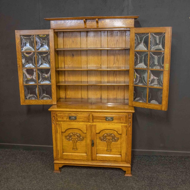 Art Nouveau Bookcase, 1890s For Sale - Image 9 of 12