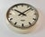 Industrial Factory Beige Wall Clock, Austria, 1960s For Sale - Image 6 of 17