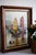 1960s Mid-Century Bamboo Framed Nautical Chinoiserie Painting For Sale - Image 4 of 12