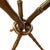 Mid-Century Brass and Marble Faux Bamboo Tripod Side Tables, France, 1950s, Set of 2 For Sale - Image 6 of 7