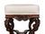 Antique Upholstered Stool For Sale - Image 4 of 5