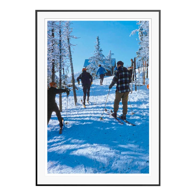 Toni Frissell 'Skiers in the Woods' Archival Pigment Print Framed in Black For Sale